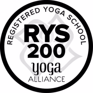 logotipo de registered yoga school de 200 horas por yoga alliance