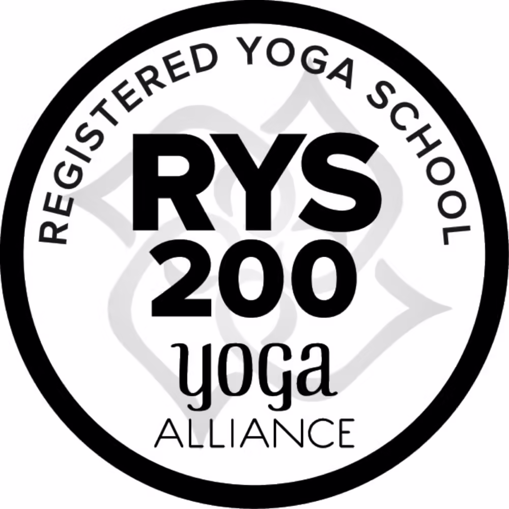 logotipo de registered yoga school de 200 horas por yoga alliance