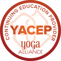 logotipo de continuing education provider yacep por yoga alliance