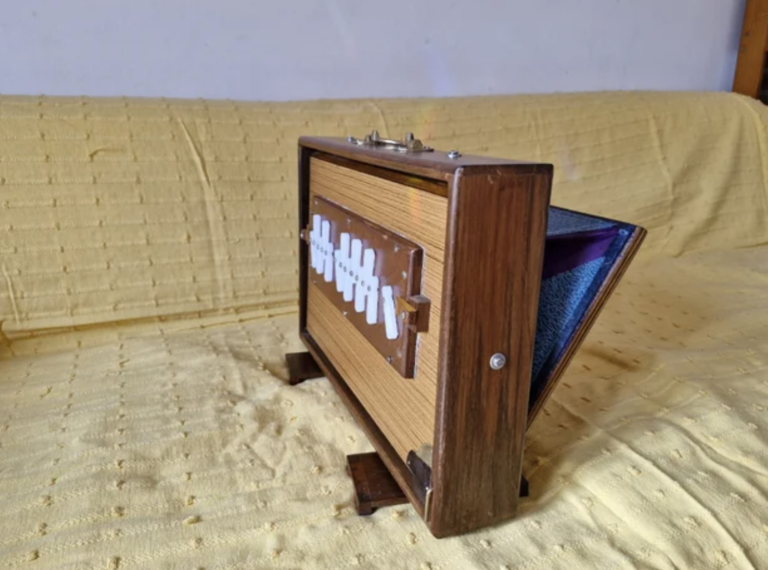 Shruti Box de Madera de Teca Maciza